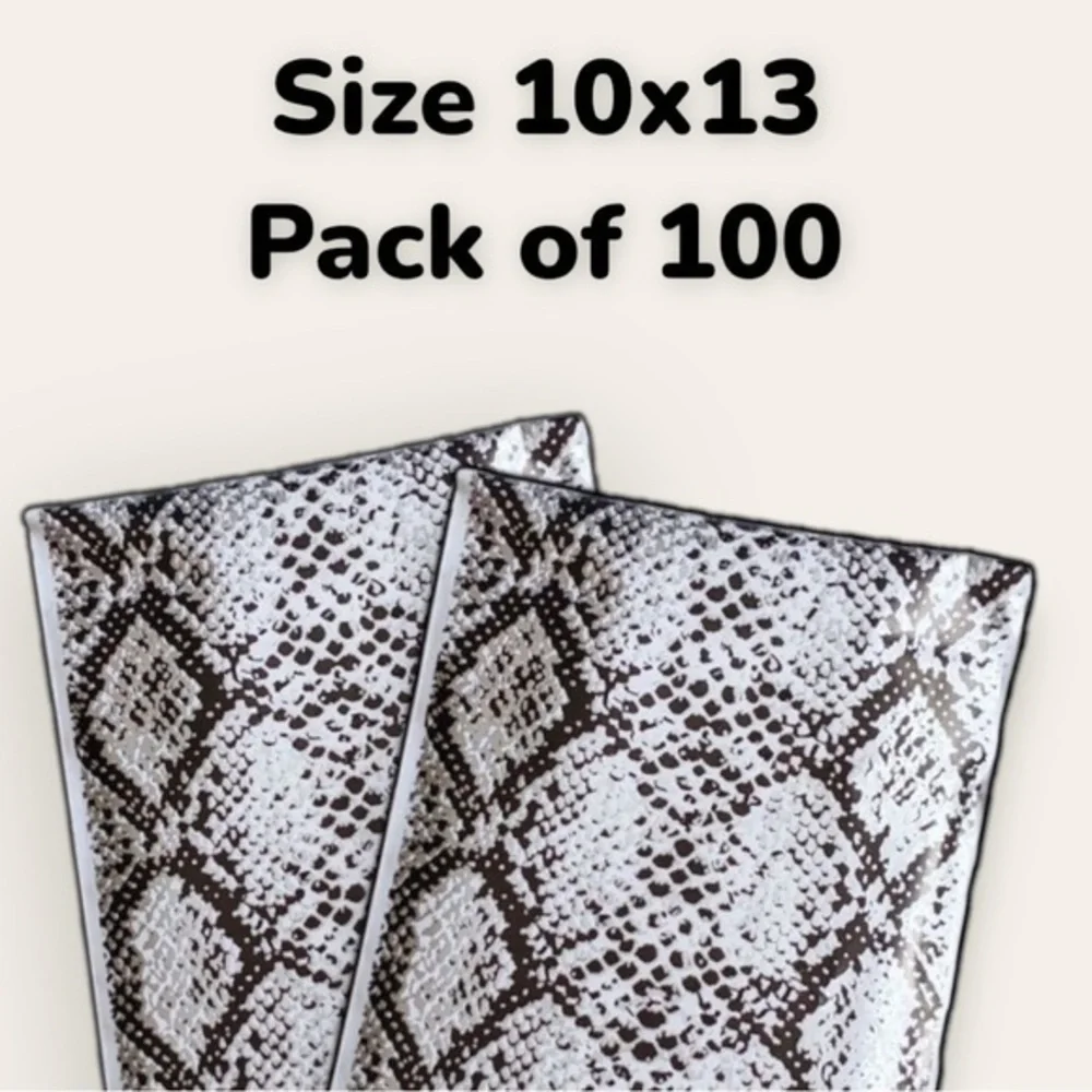 10x13, Pack of 100 MAILERS! VINTAGE SNAKESKIN!! Mailers shipping supplies